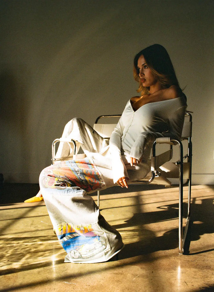 Rib Cardi Staple & Hue