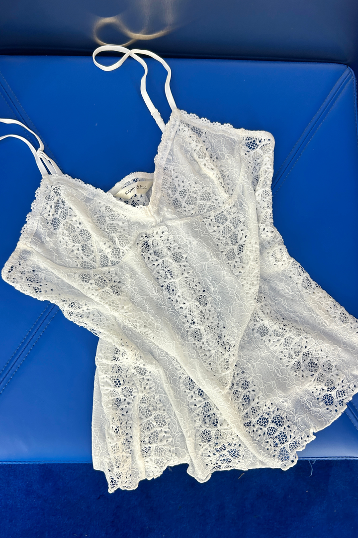 Lace Camisole White