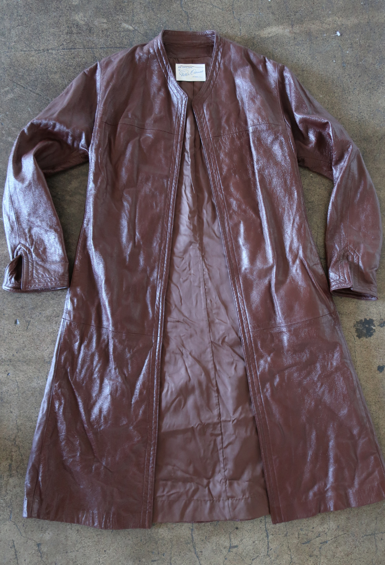 Genuine Leather Trench by Peter Caruso Staple & Hue