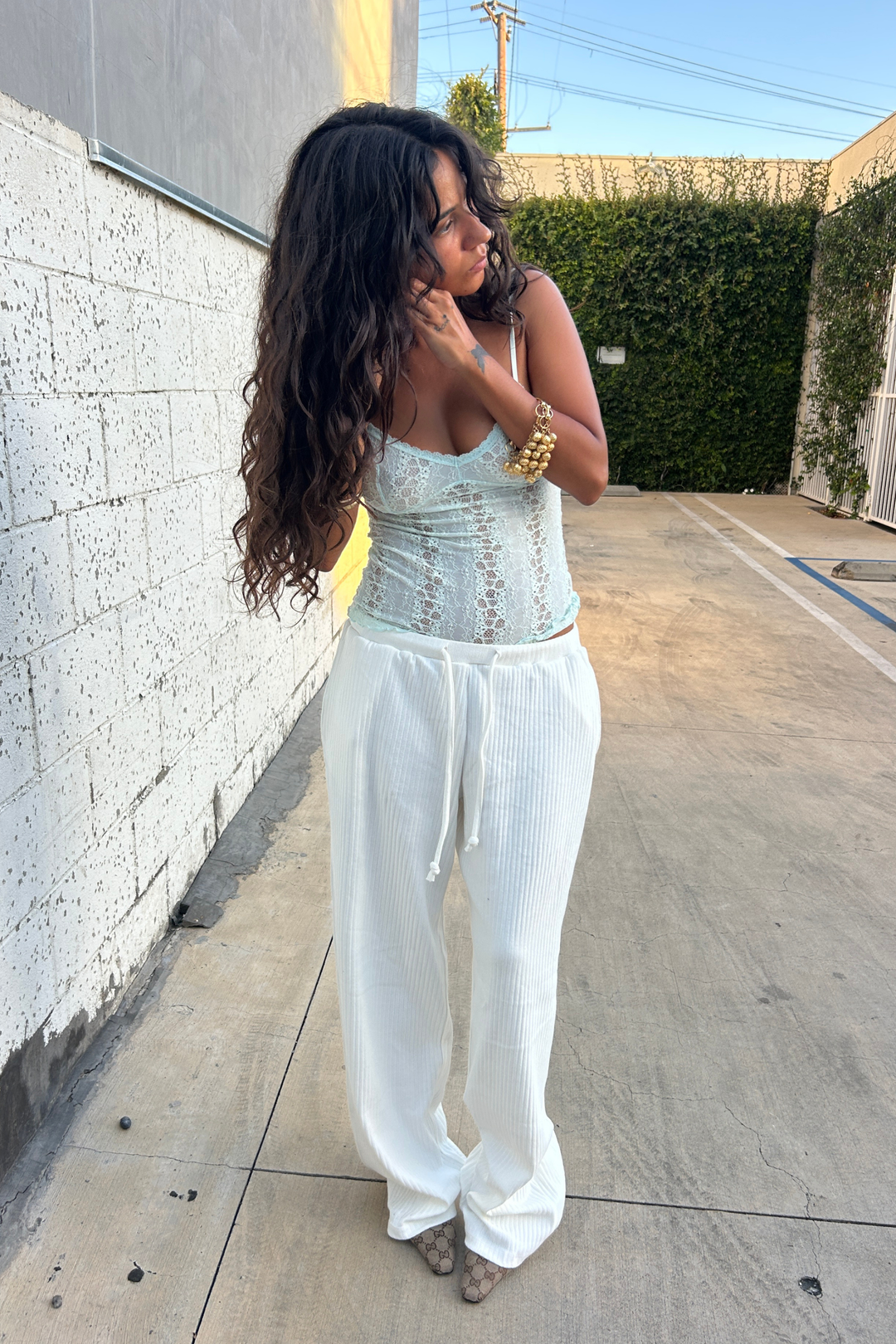 Lace Camisole Peppermint