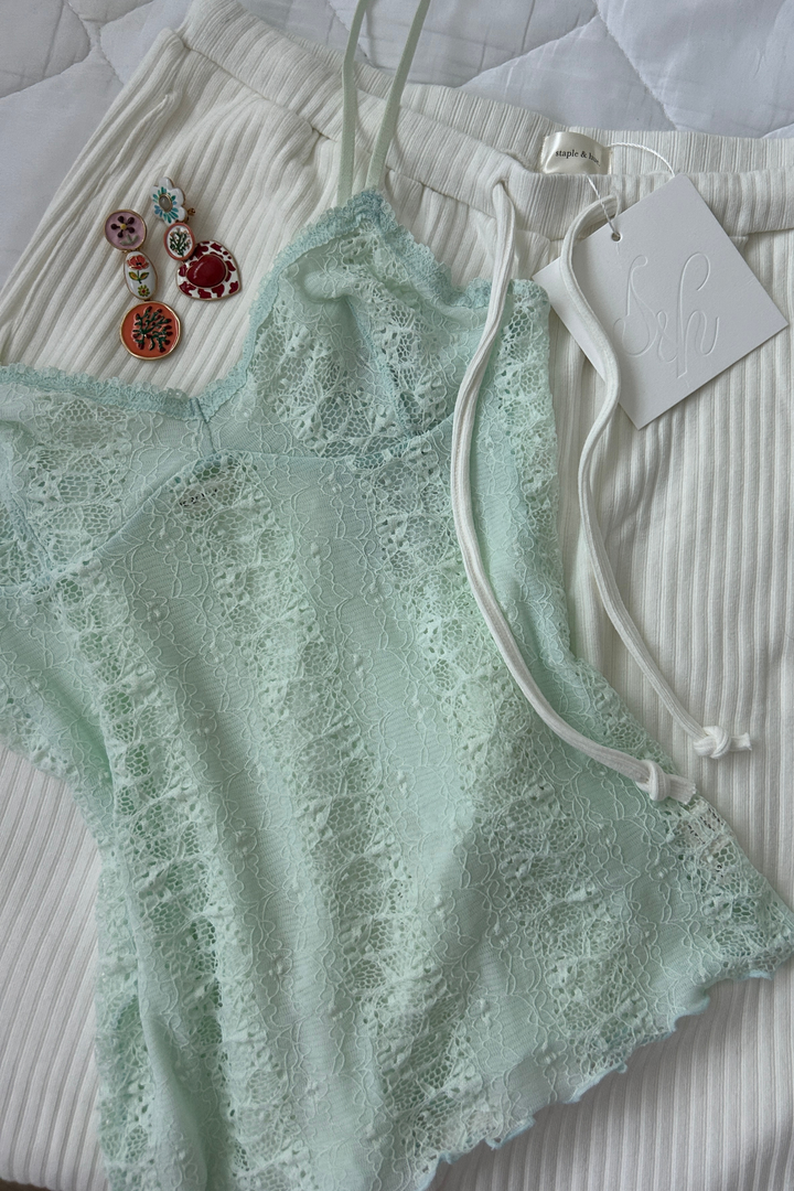 Lace Camisole Peppermint