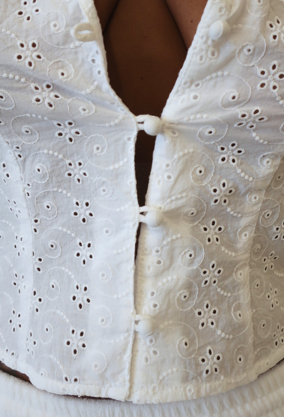 Embroidered Cotton Blouse