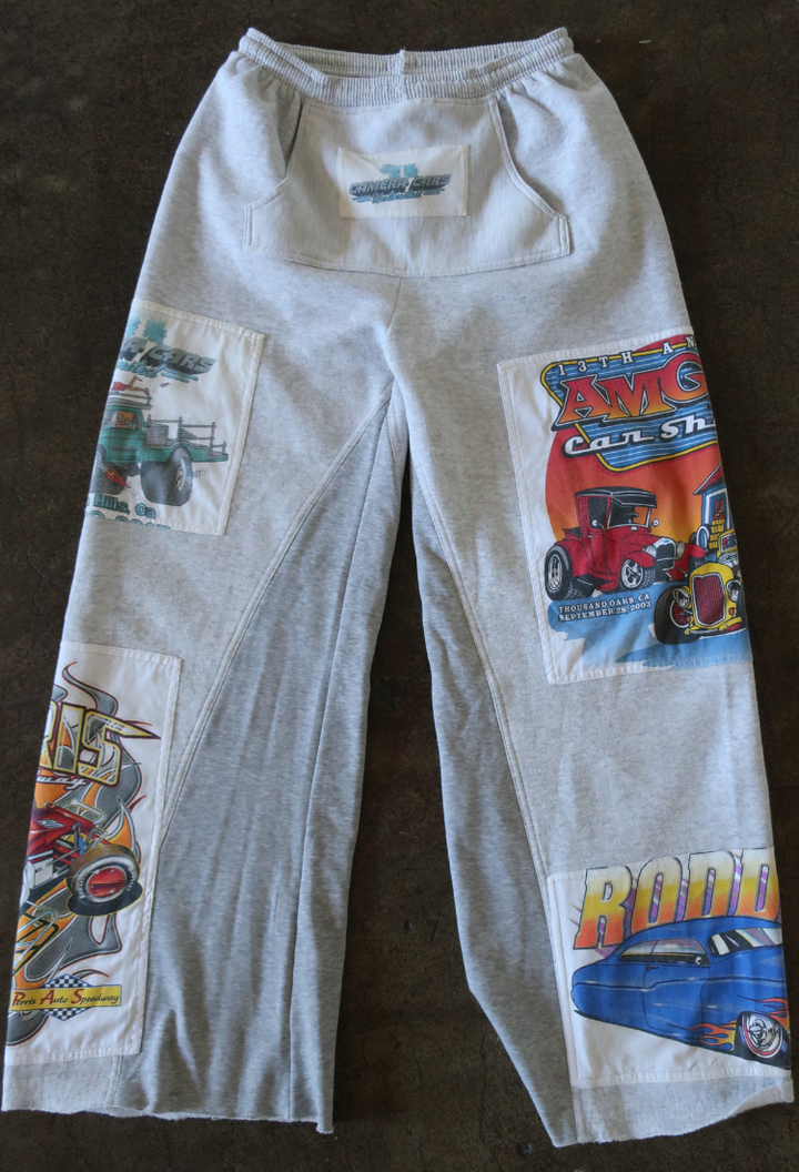 Reworked Patchwork Sweat Pants Staple & Hue