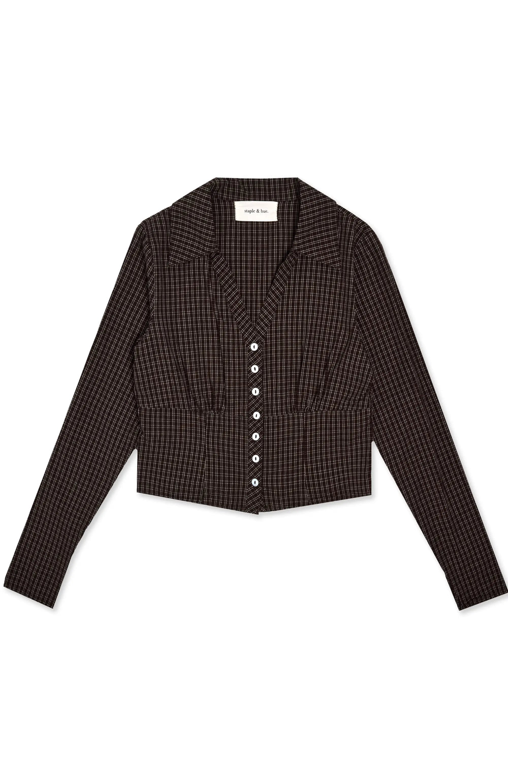 Plaid Shirt Chocolate Staple & Hue