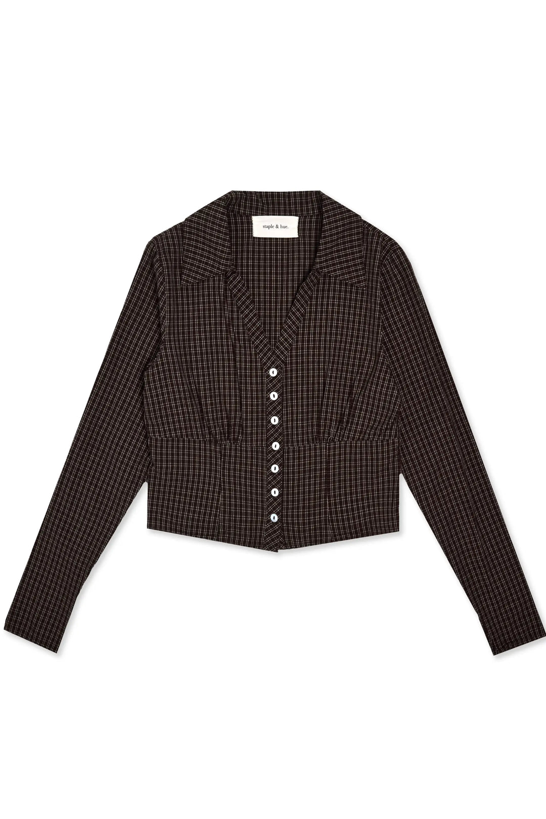 Plaid Shirt Chocolate Staple & Hue