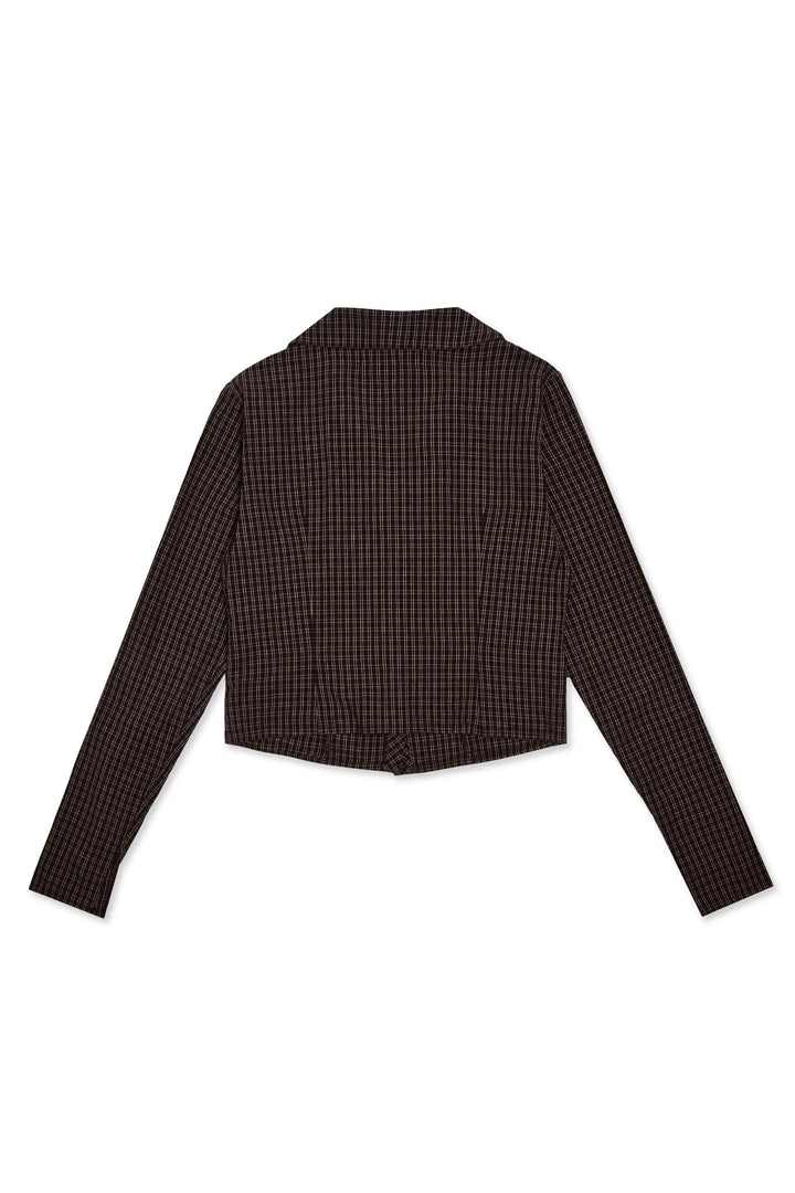 Plaid Shirt Chocolate Staple & Hue