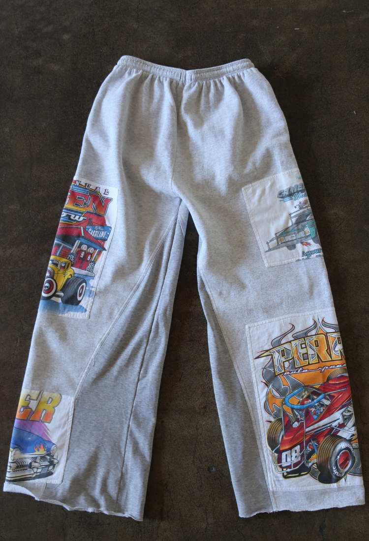 Reworked Patchwork Sweat Pants Staple & Hue