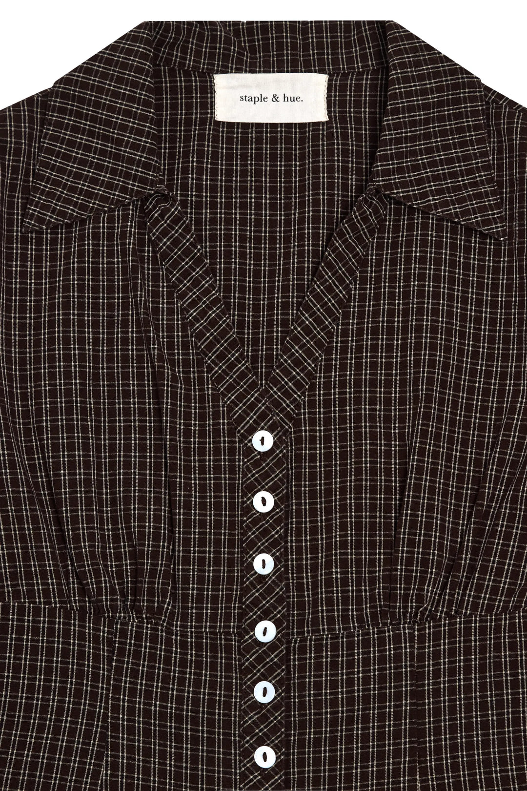 Plaid Shirt Chocolate Staple & Hue