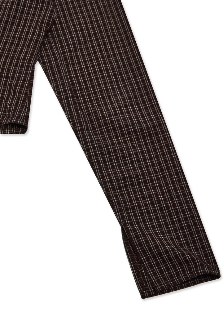 Plaid Shirt Chocolate Staple & Hue