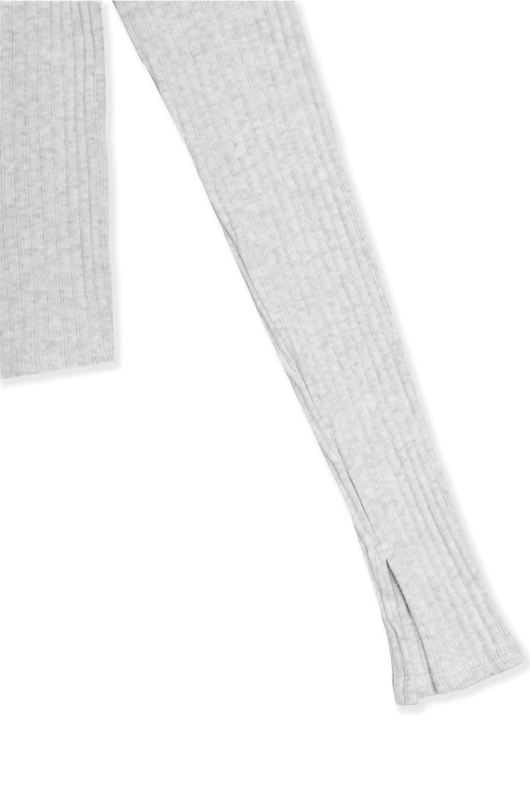 Rib Knit Cardigan Grey Marle Staple & Hue