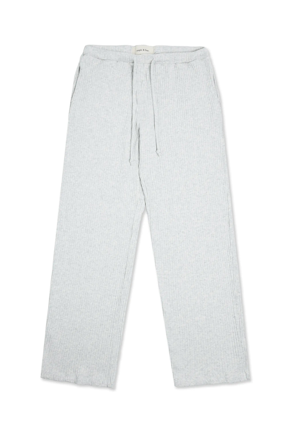 Rib Knit Pant Grey Marle Staple & Hue