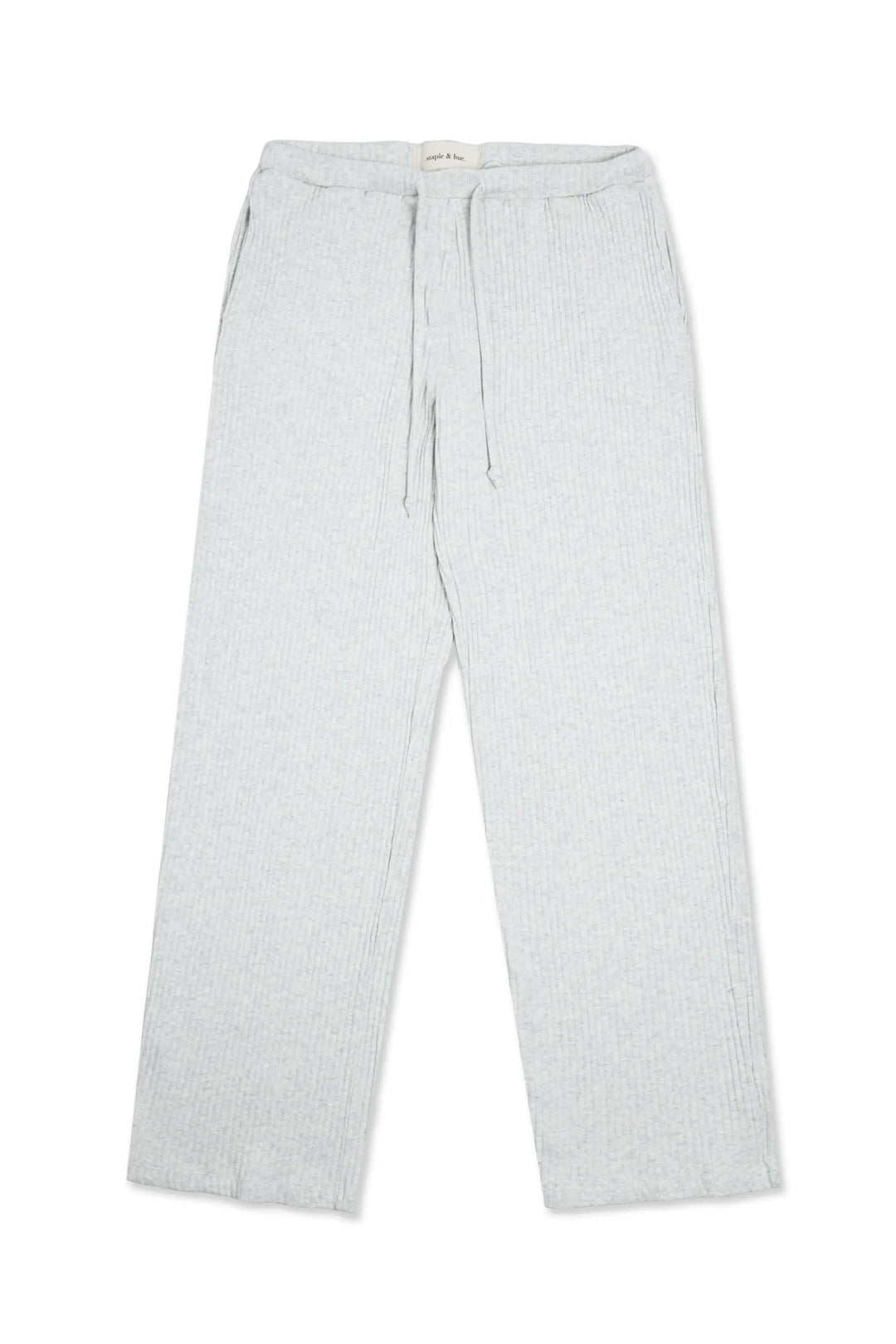 Rib Knit Pant Grey Marle Staple & Hue