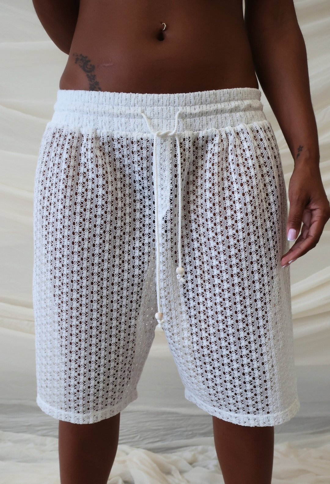 Lace Sweatshort
