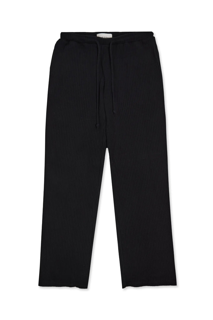 Rib Knit Pant Black Staple & Hue