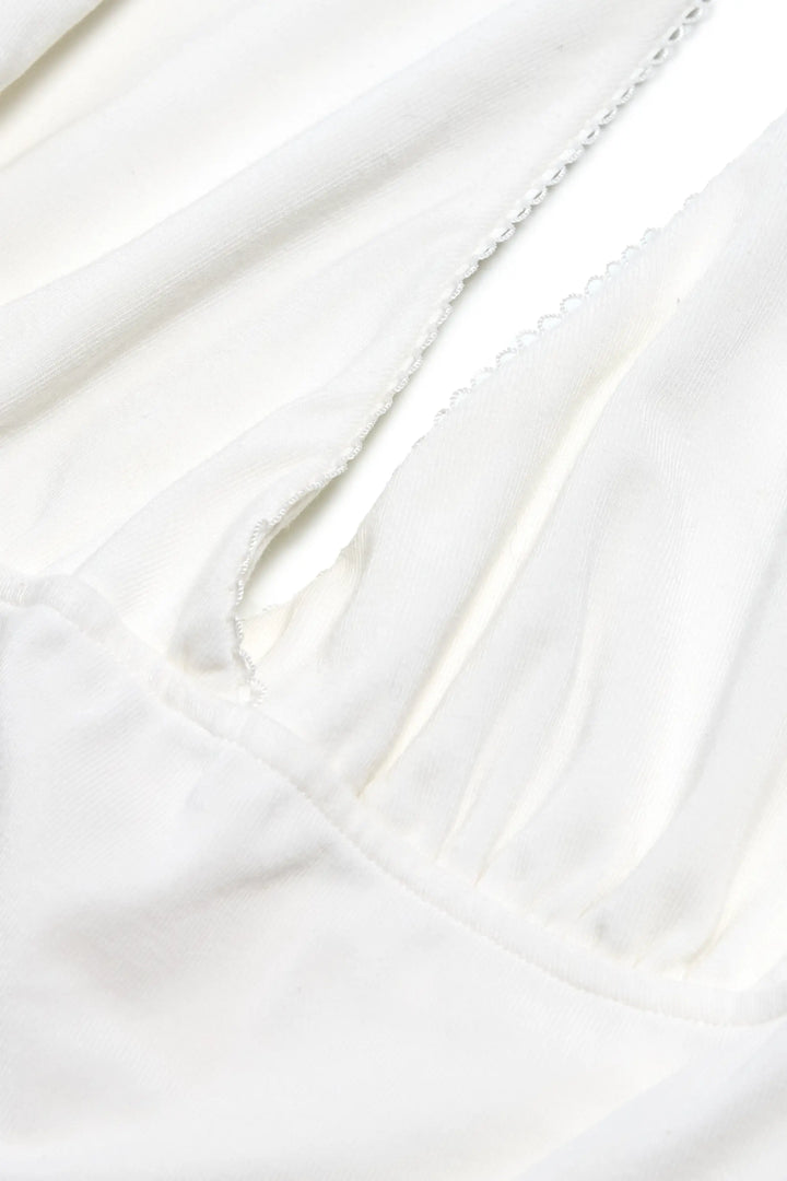 Halterneck Top White Staple & Hue