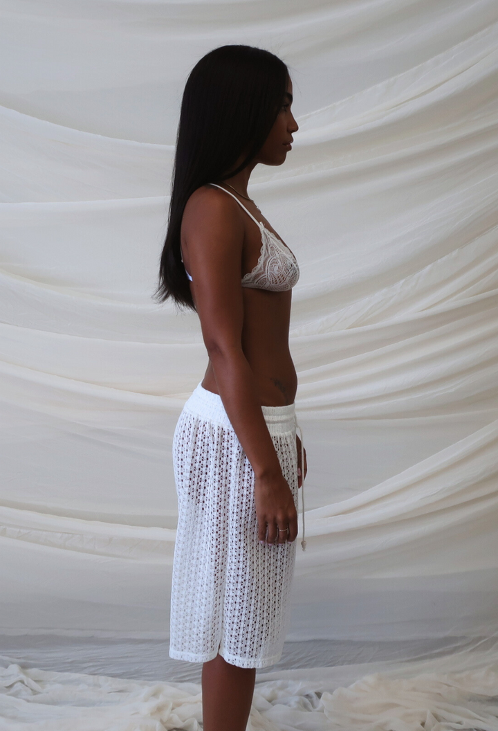 Lace Sweatshort
