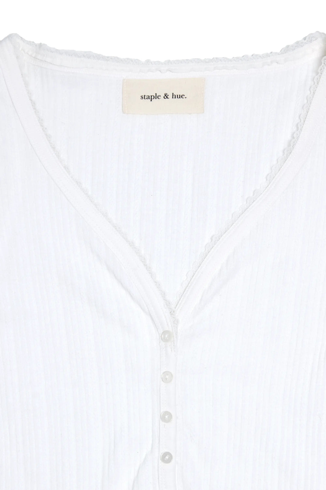 Pointelle Cardi Staple & Hue