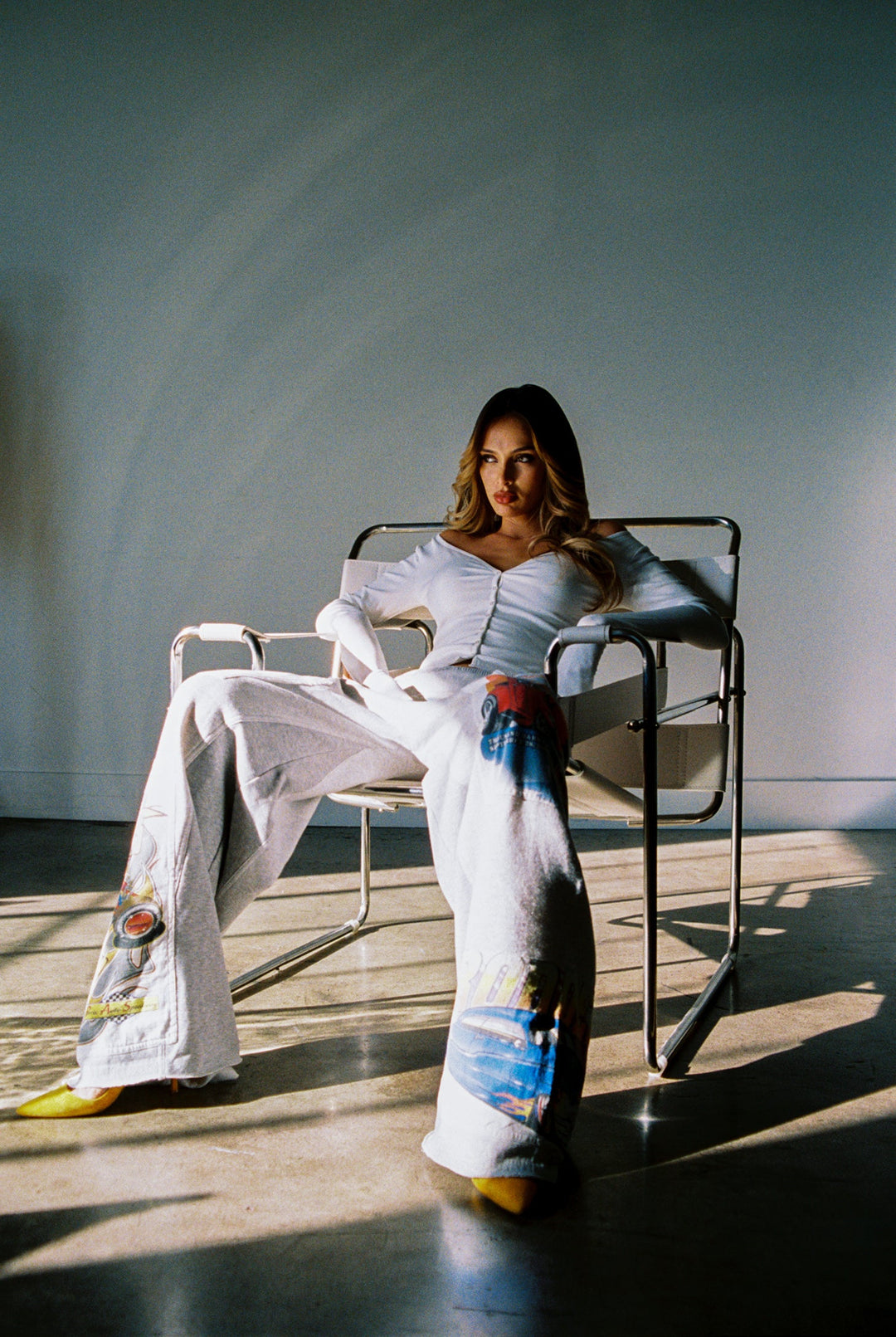 Reworked Patchwork Sweat Pants Staple & Hue