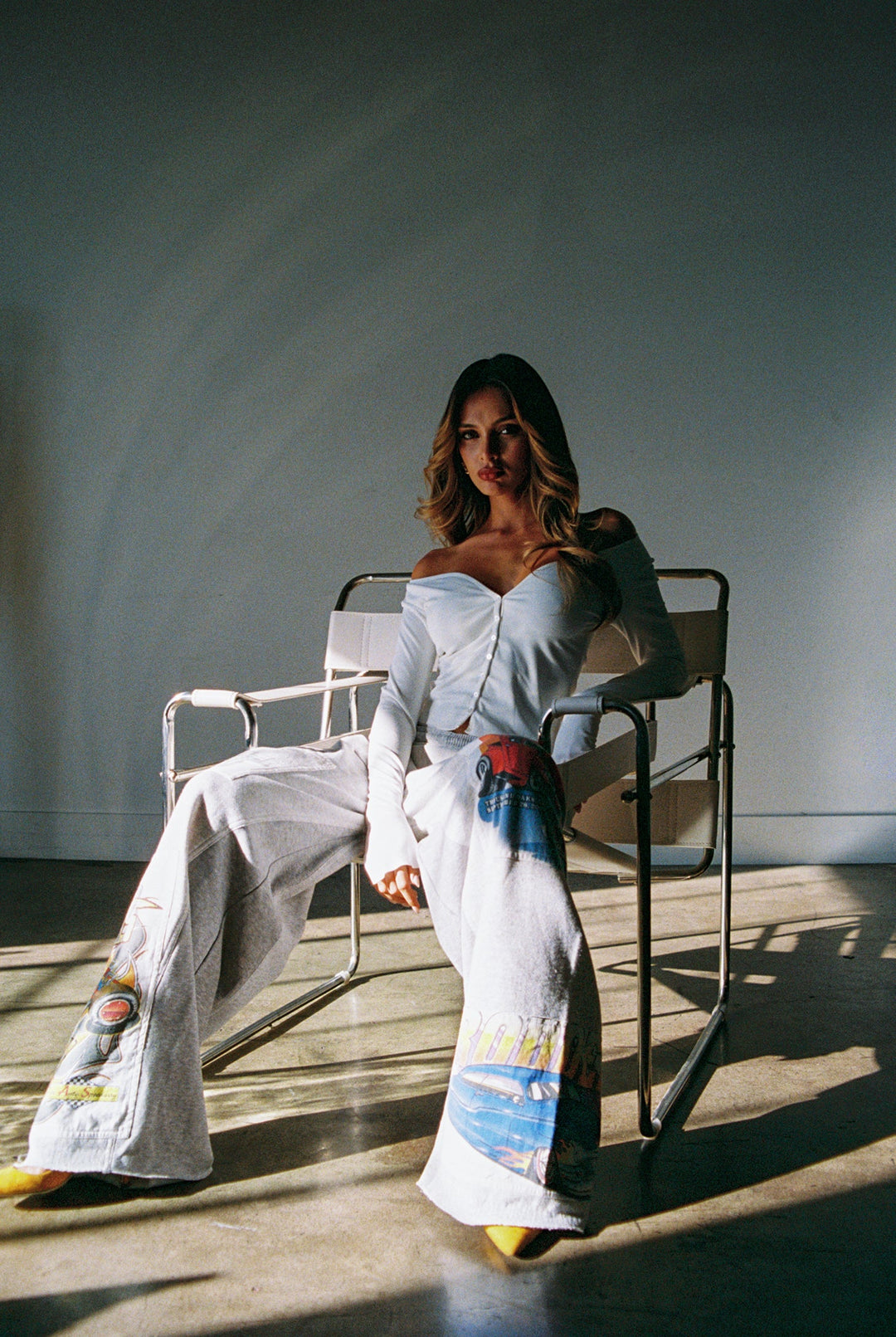 Reworked Patchwork Sweat Pants Staple & Hue