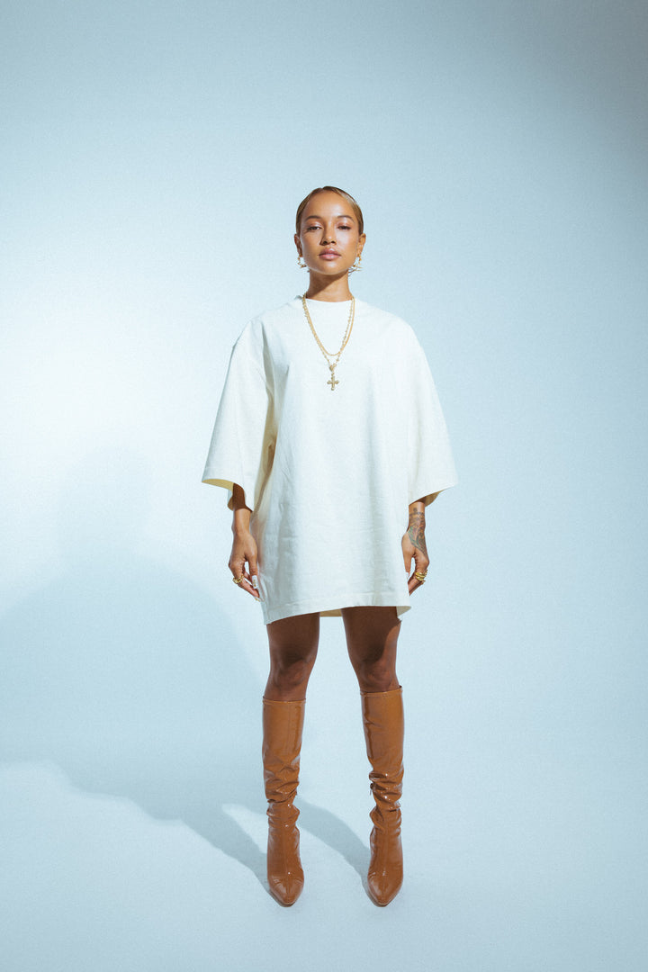 Karrueche x S&H Heavy Cotton Shirt | Vanilla