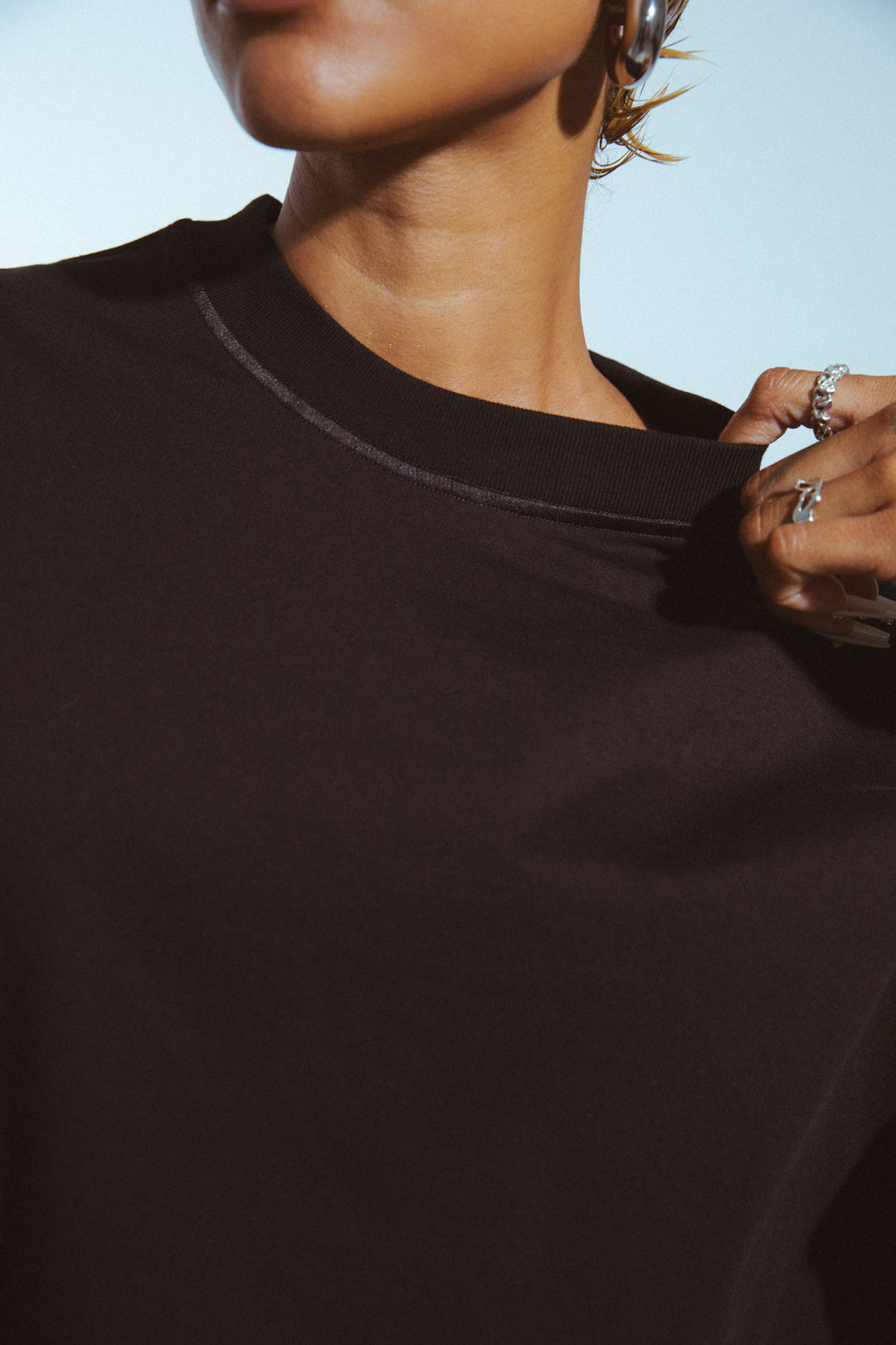 Karrueche x S&H Heavy Cotton Shirt | Black